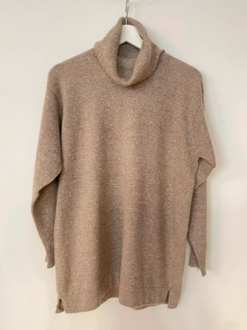 Jil Sander Cashmere Turtleneck Sweater Beige Size S